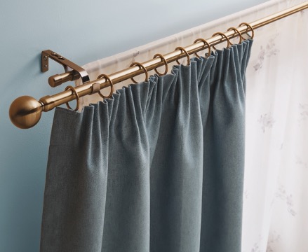 curtain fitting Curtain pole and blind fitting
