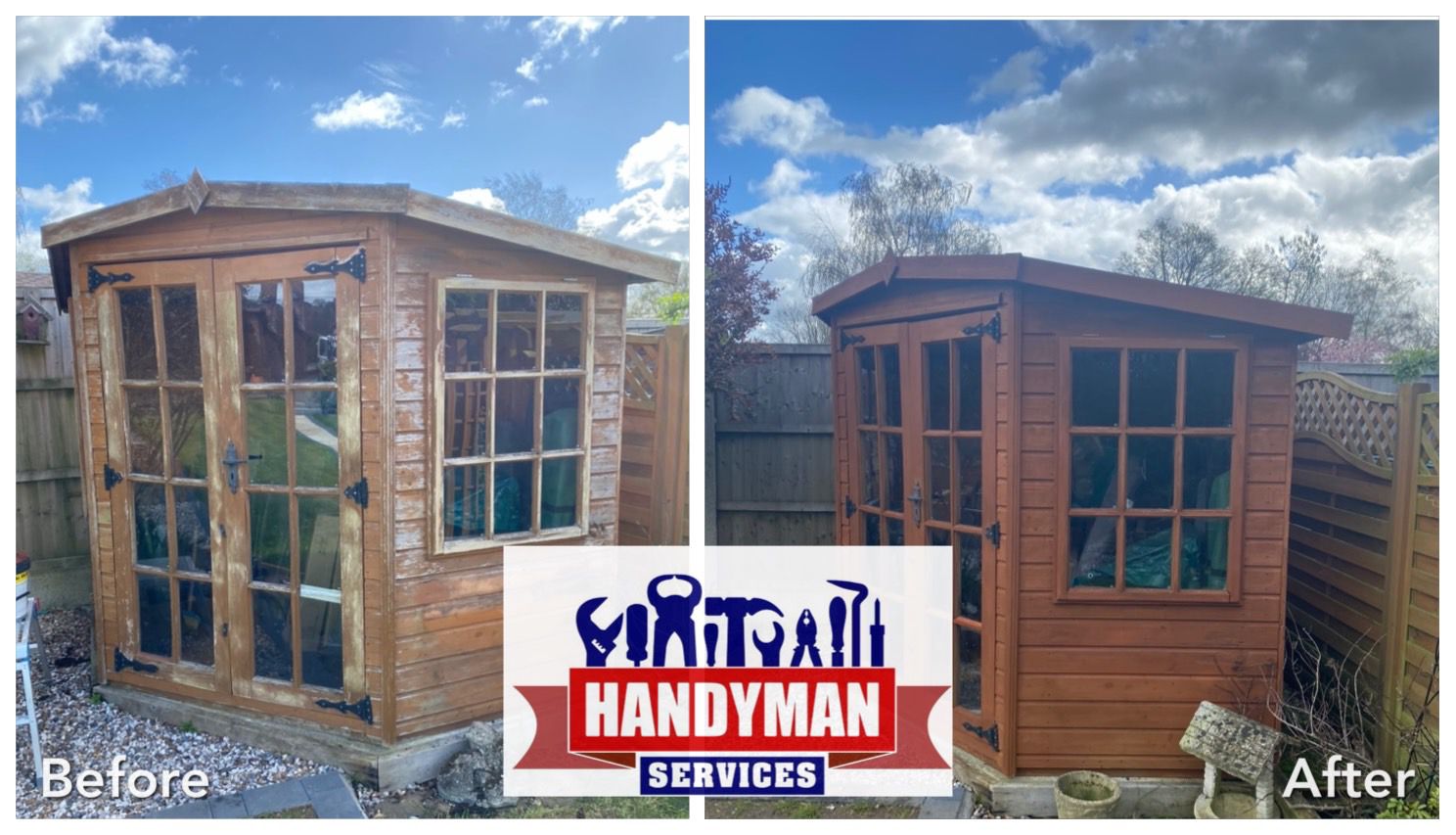 Handyman Kitchen Unit Assembly Essex Garden Outbuilding Refurb