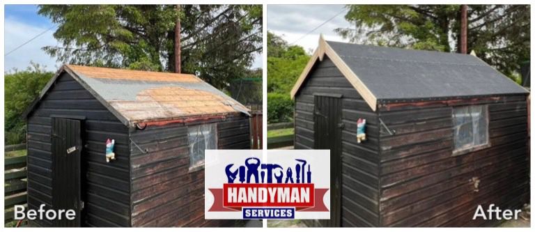 Handyman Garden Fencing in Essex Shed Refelting